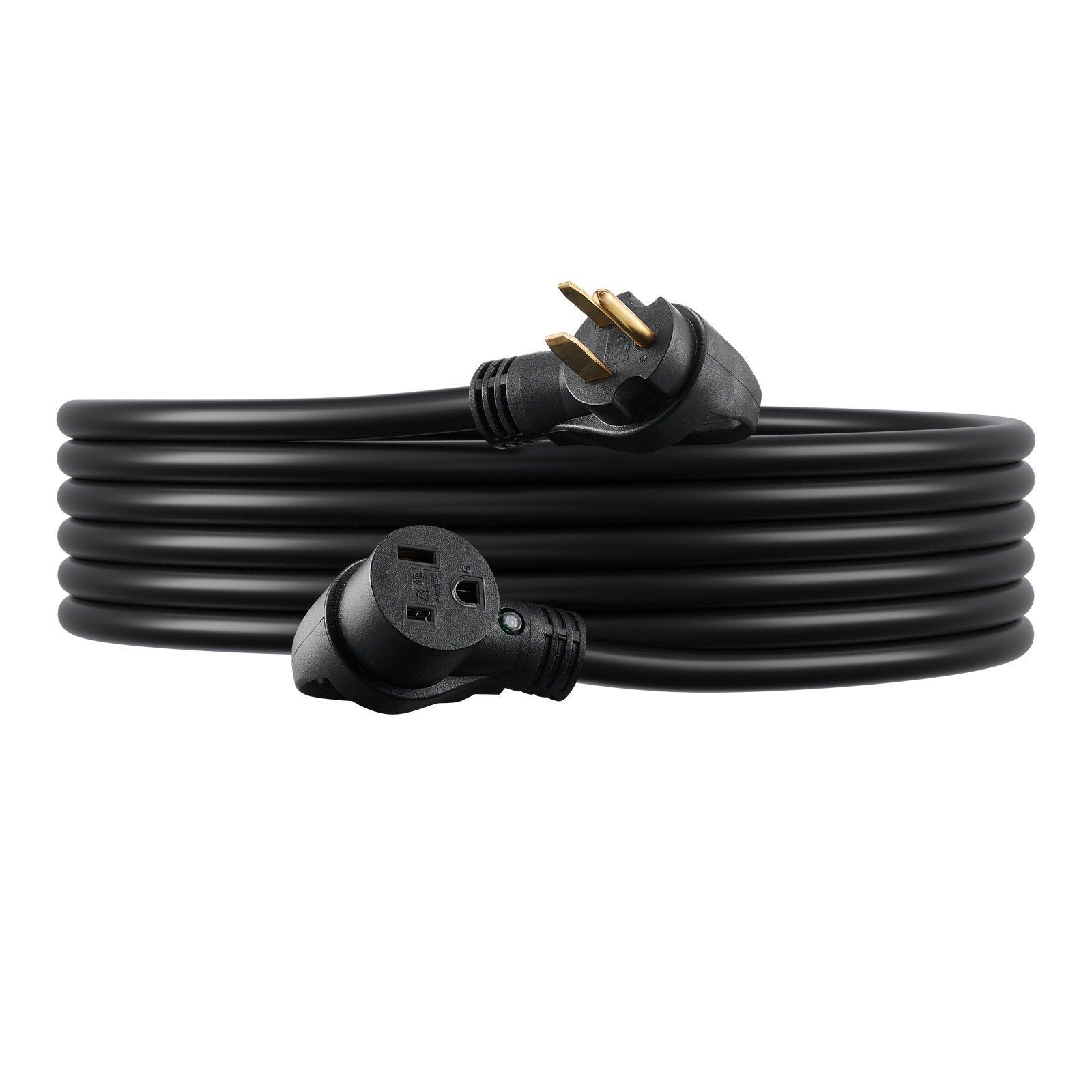 30A 50ft Generator Power Cord – NEMA 6-50P to 6-50R 250V 7500W Extension