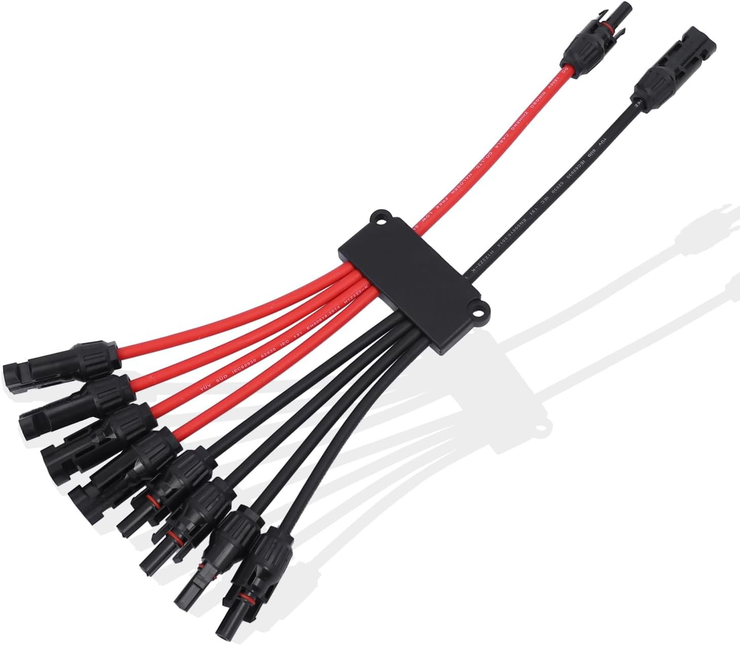 Solar Parallel Connectors for 2-3-4 Solar Panels | Tool-Free MC4 Solar Cable Spl