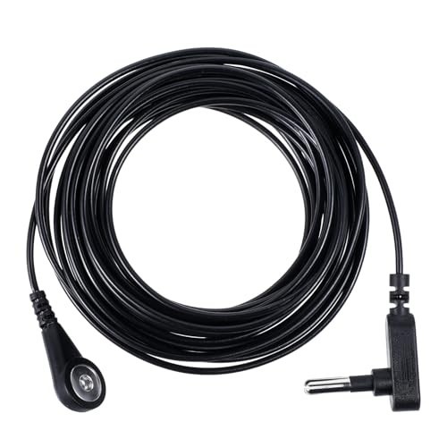 1pcs Grounding Mat Replacement Cord 15ft Black Cable for all Grounding Sheets