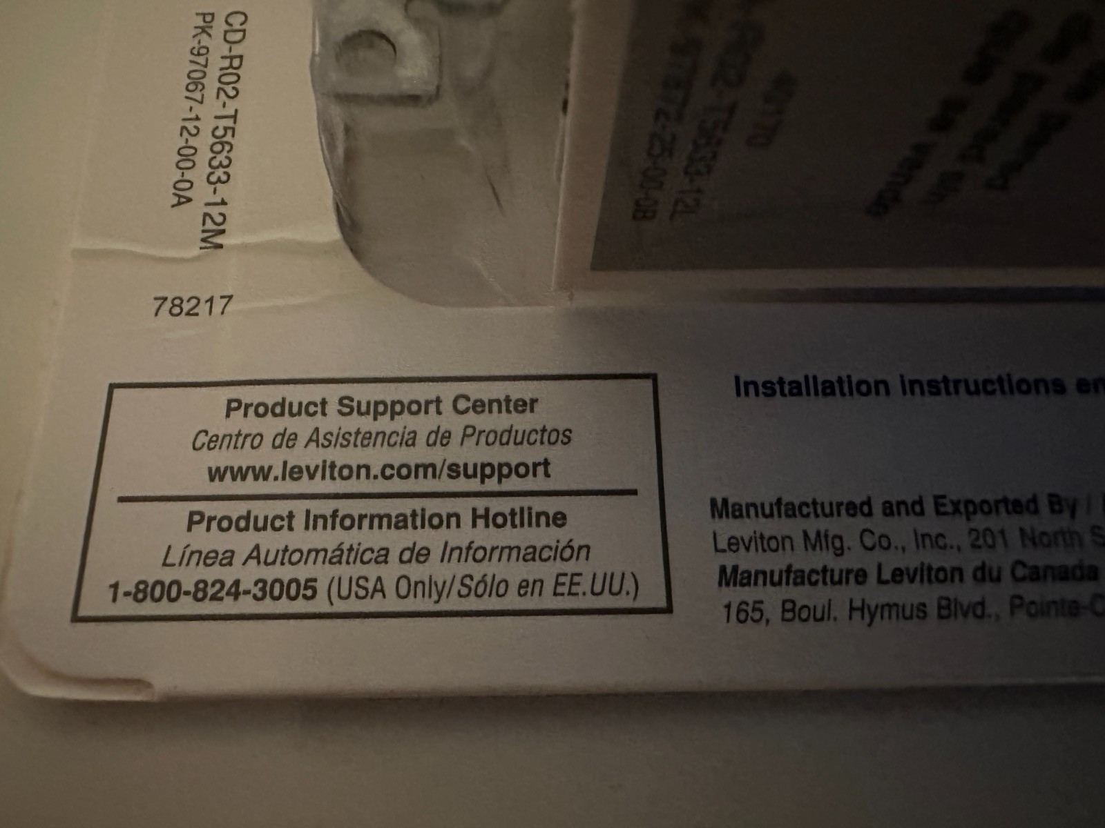 Leviton T5633-BW Decora 25W USB-A USB-C Tamper Resistant Outlet White New
