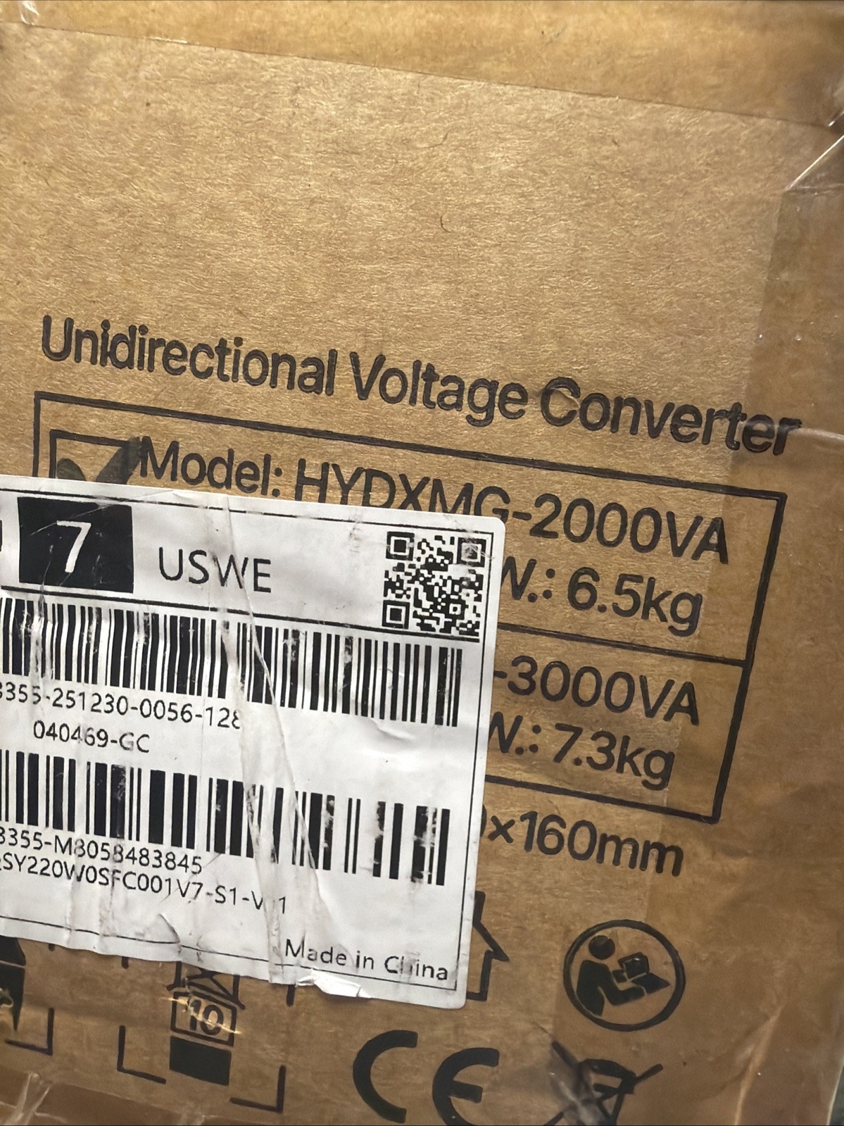 VEVOR Voltage Converter 2000VA 110V to 220V HYDXMG-2000VA