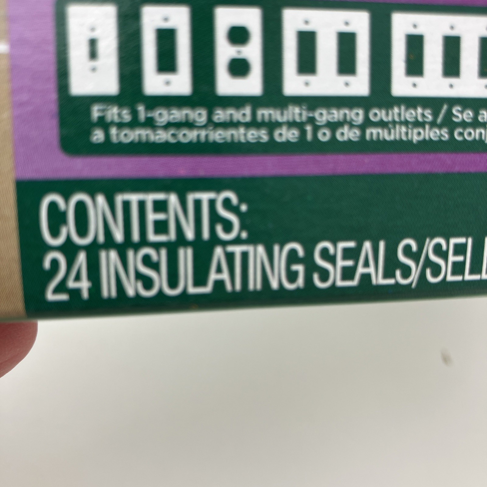 Duck Brand Universal Socket Sealers – 24 pk, 2.5 in x 4.3125 in
