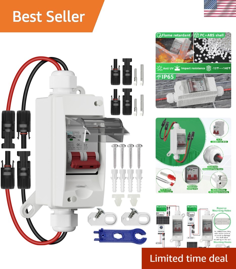 Flame-Retardant Mini Circuit Breaker for 500V DC Applications – Safe & Reliable