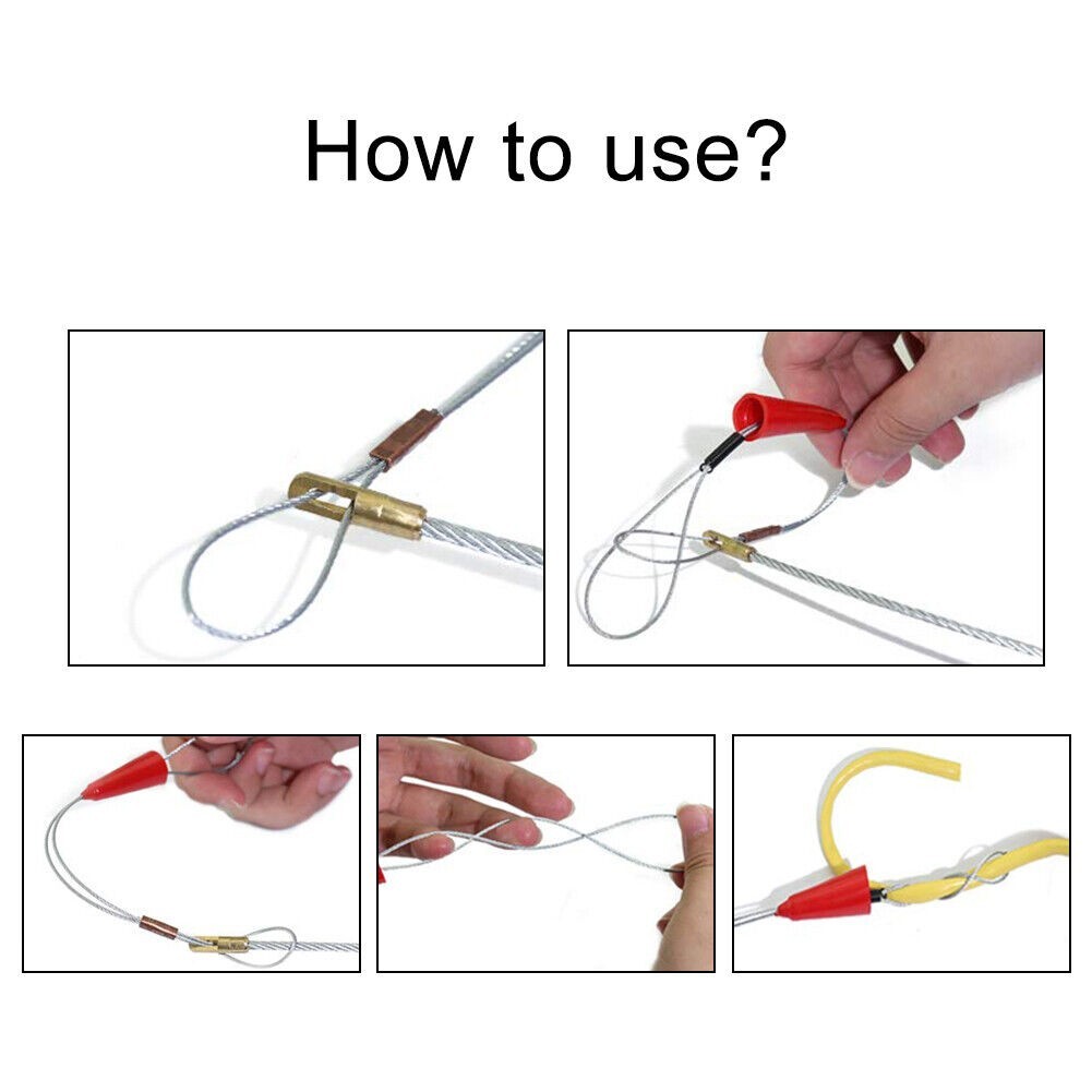Ergonomic Cable Puller Wire Fish Tape Reel Puller for Comfortable Wire Handling