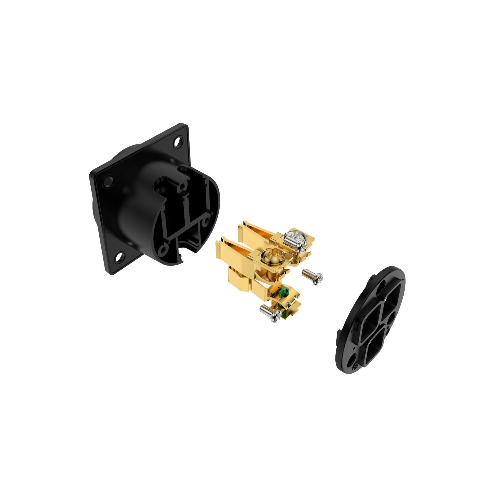 Viborg Pure Copper Gold Plated US Socket 15A 125V Receptacle Power Supply Outlet