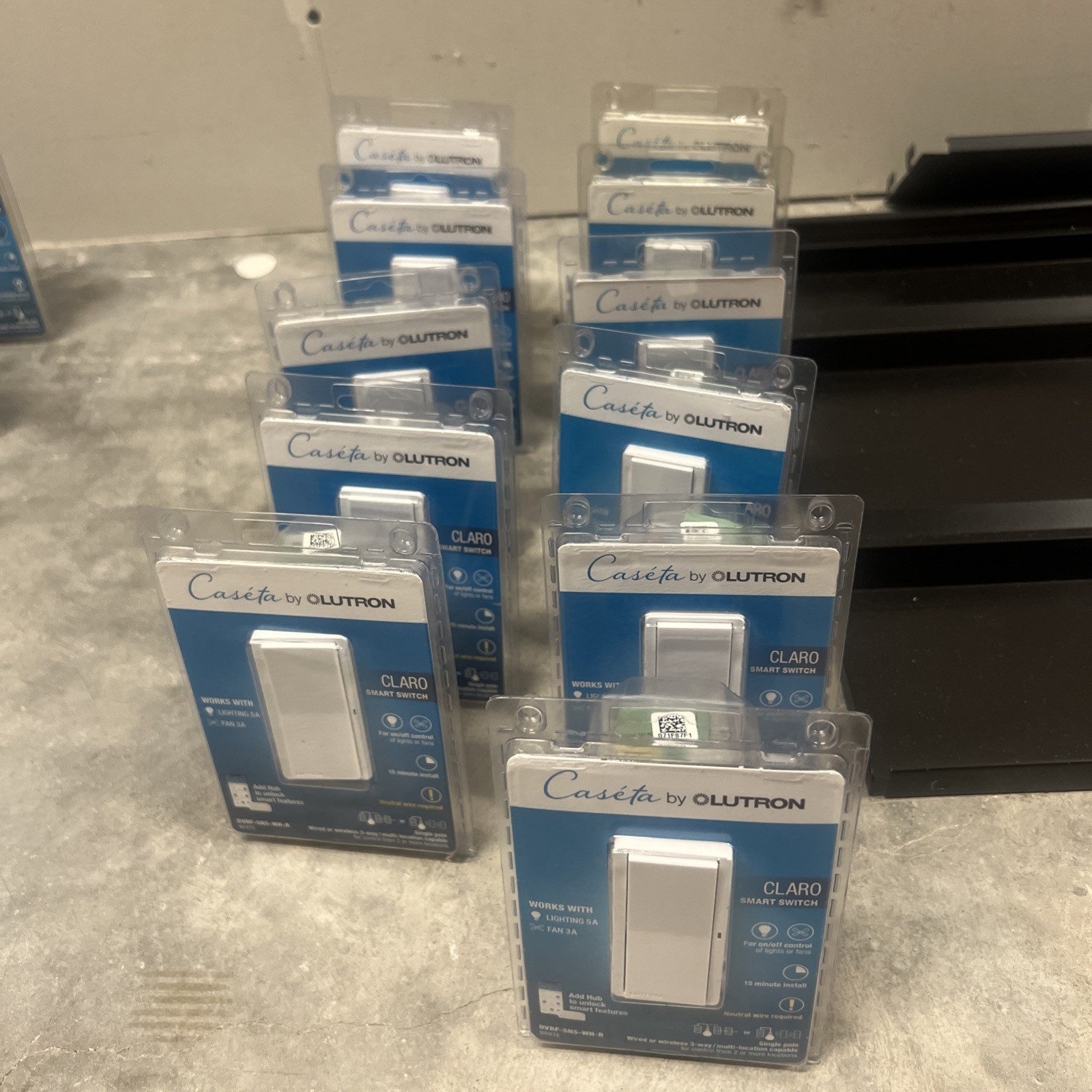 🔥Lot of 11 Lutron Claro Smart Switch White New (389)