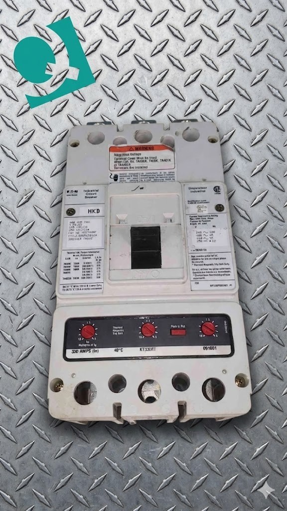Eaton Cutler Hammer HKD3400F 3 Pole 400A Frame KT3350T 350A Trip Breaker HKD 65k