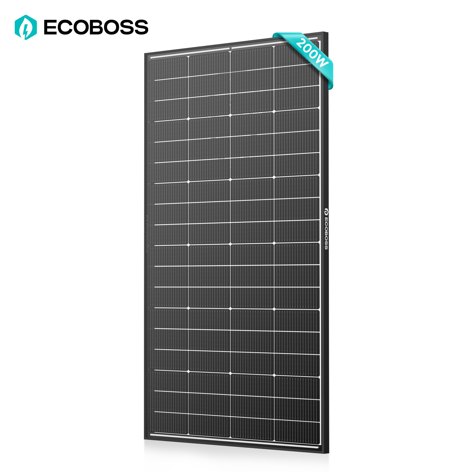 ECOBOSS 200W 400W 600W 1200W Bifacial Solar Panels N-Type 16BB Mono 25% Off-Grid