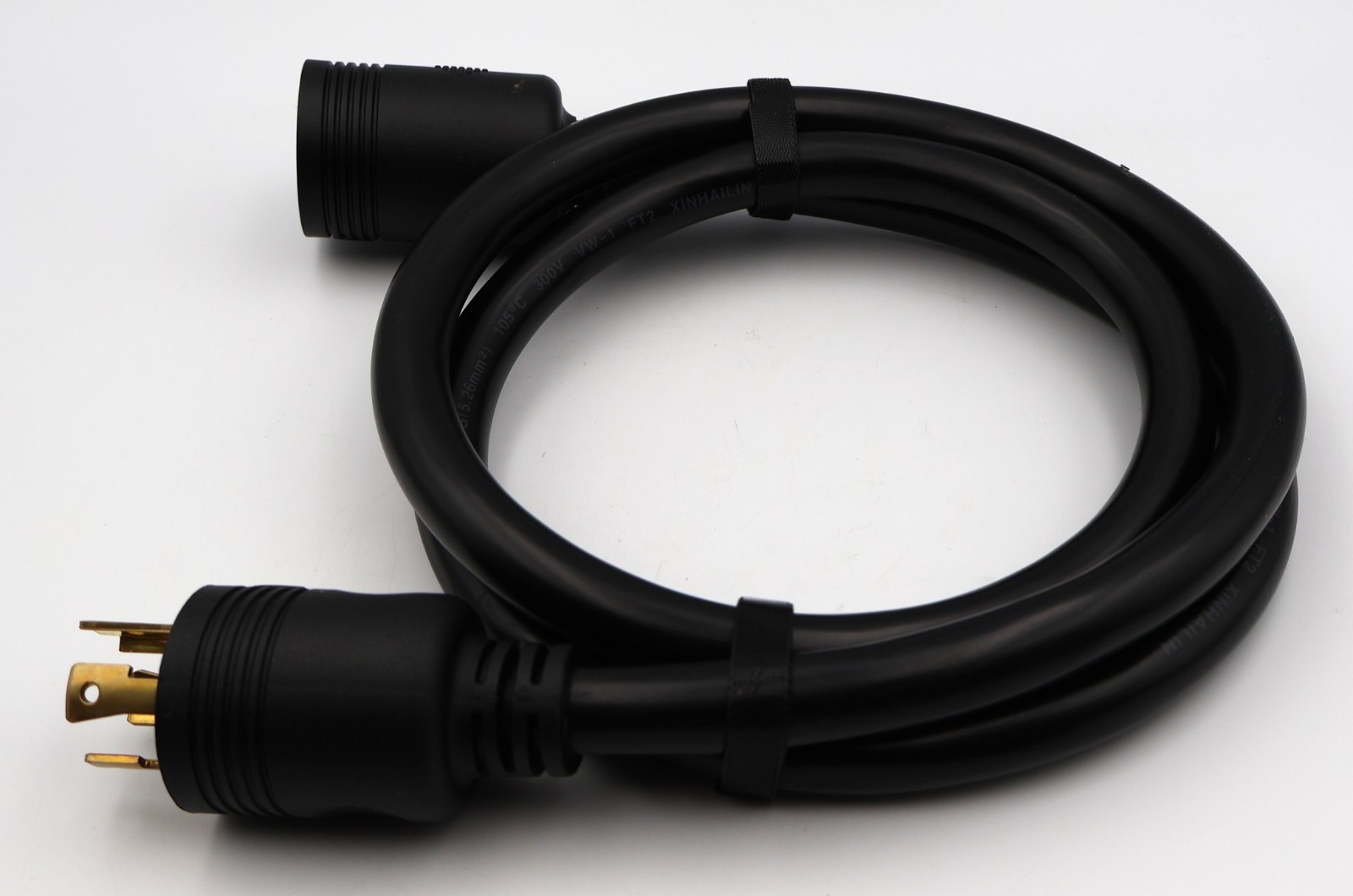 ECOFLOW – NEMA L14-30R to L14-30P Generator Cord – 4.92ft (1.5m) – NEW Open Box