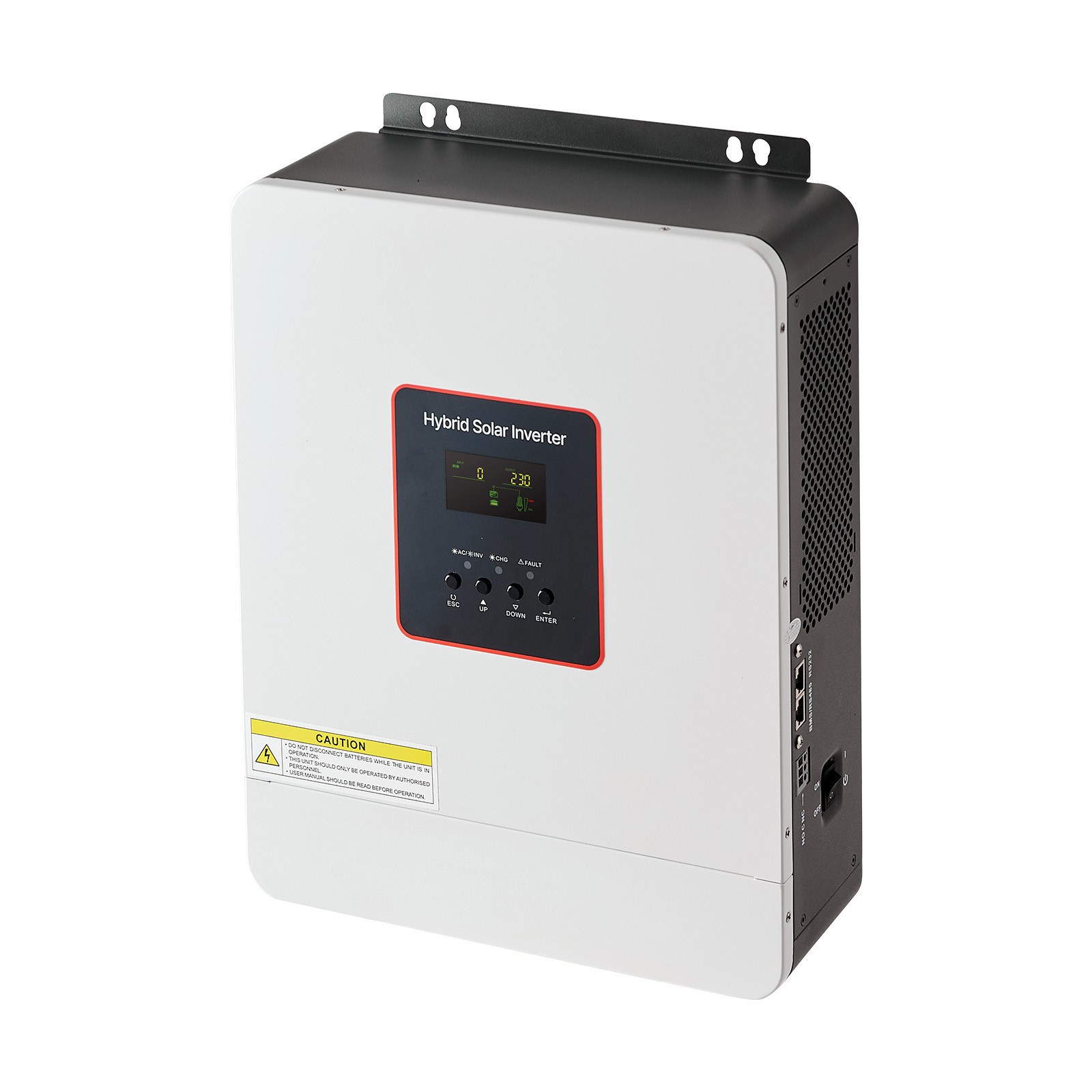 Uimoso 3000W Hybrid Solar Inverter 24V DC to 230V AC with 80A MPPT Controller