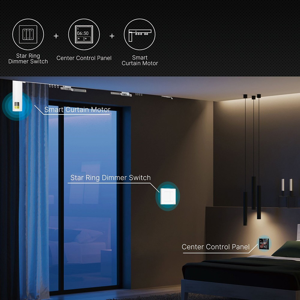 Wireless For Zigbee Light Dimmer Switch for App Control and Power Outage Memory