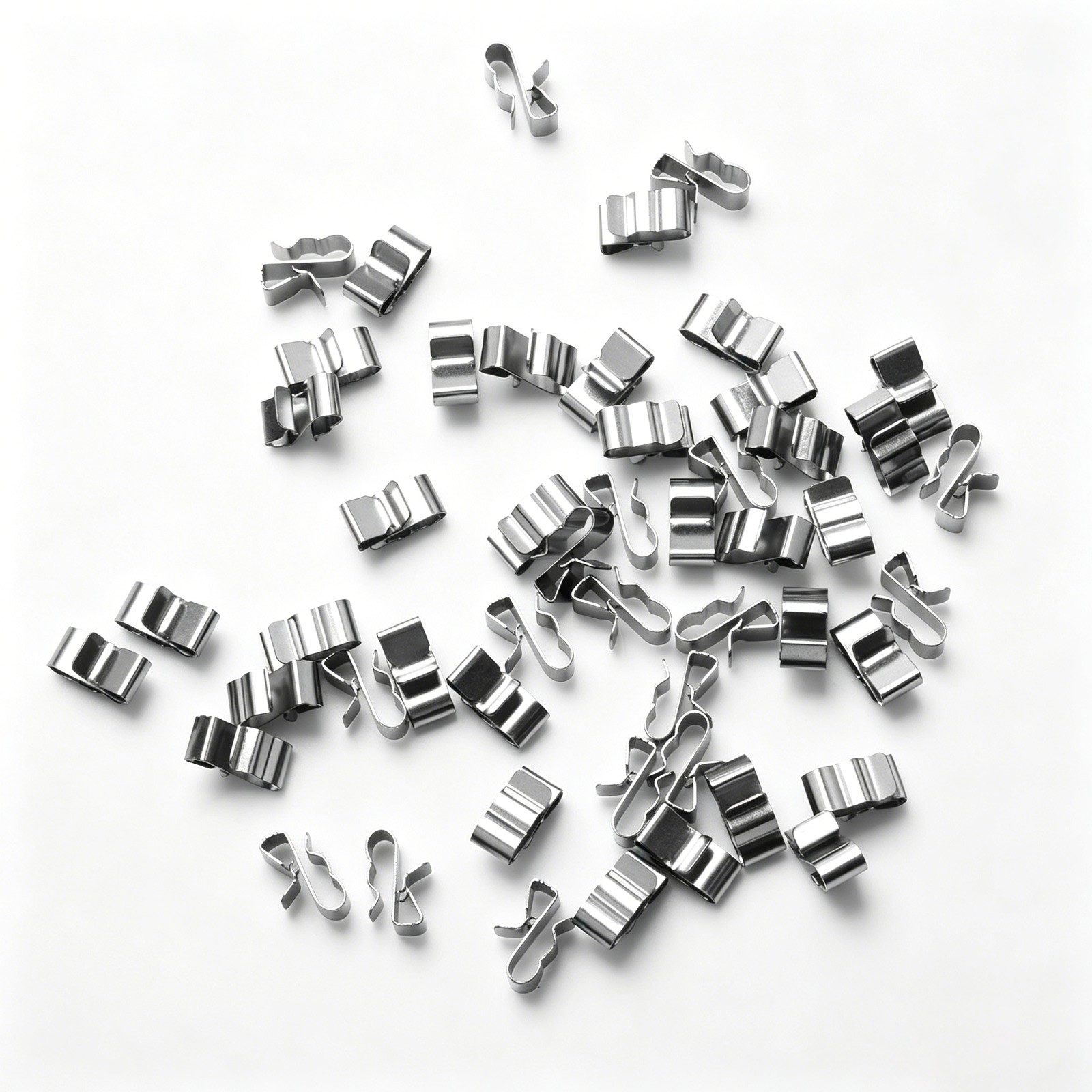 50 Pcs Solar PV Cable Clip 304 Stainless Steel Easy Install for Roof Mounting