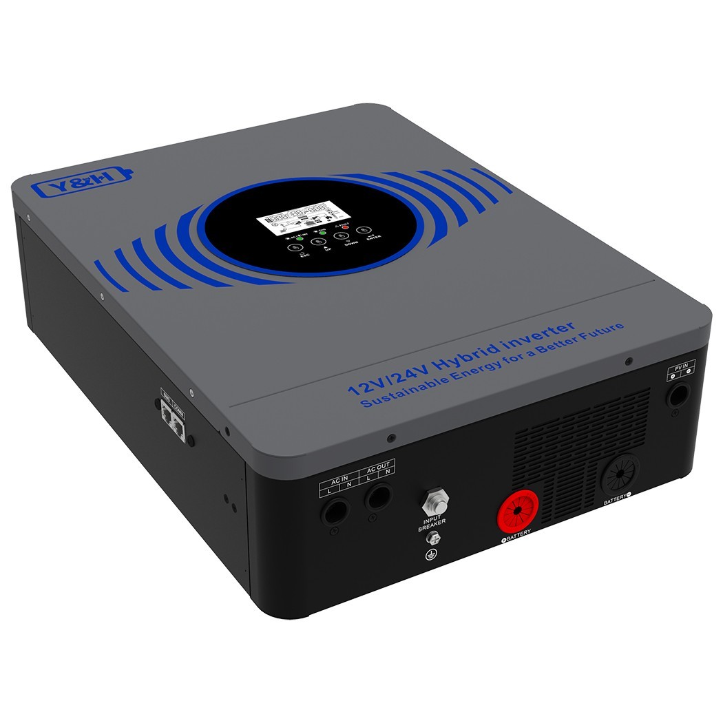 4.2KW 12/24V Solar Hybrid Inverter AC230V MPPT 100A Controller Max PV DC55V-500V