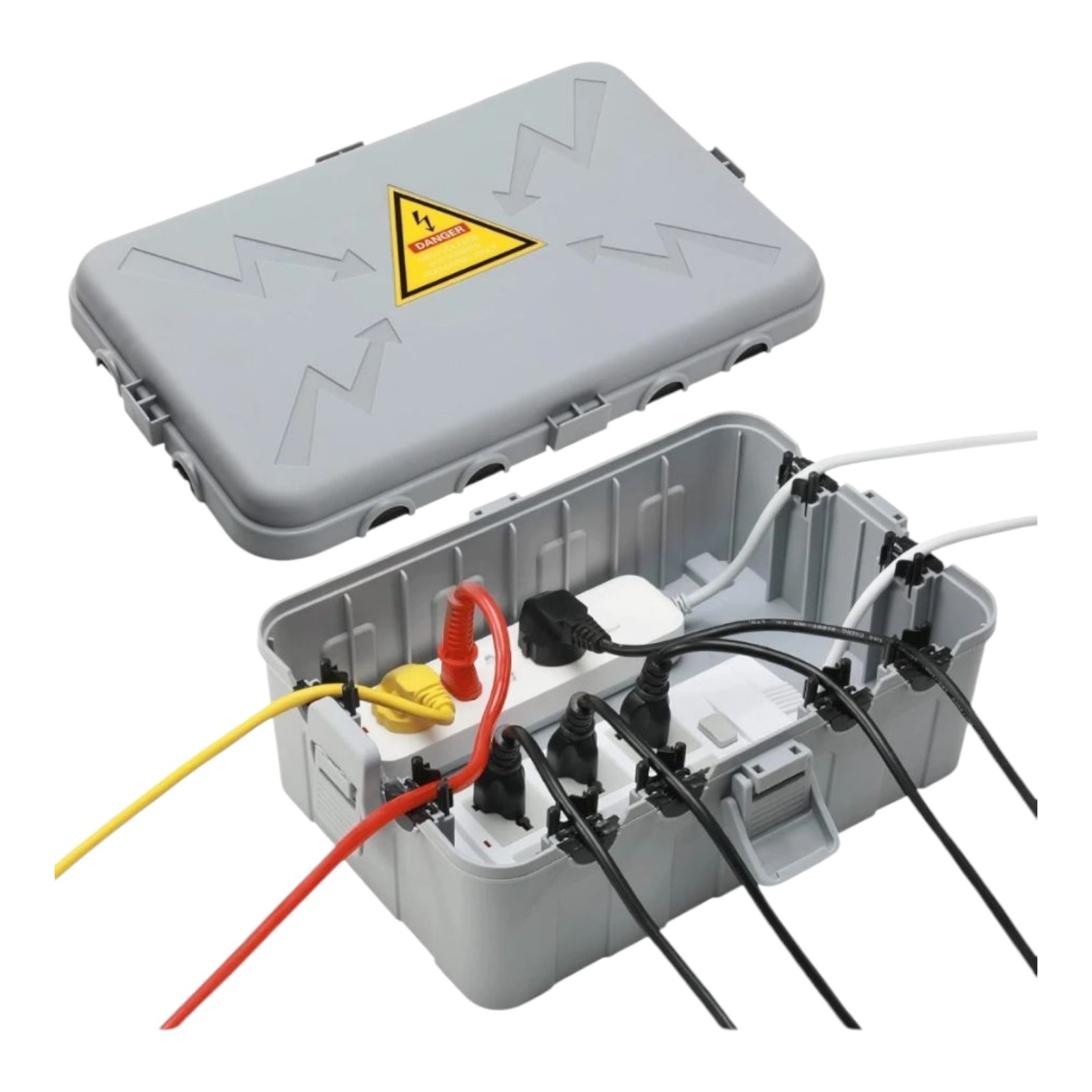 Luckyamzn Large Outdoor Electrical Box 1-Gang 12.5×8.5×5 IP54 Waterproof Outdoor