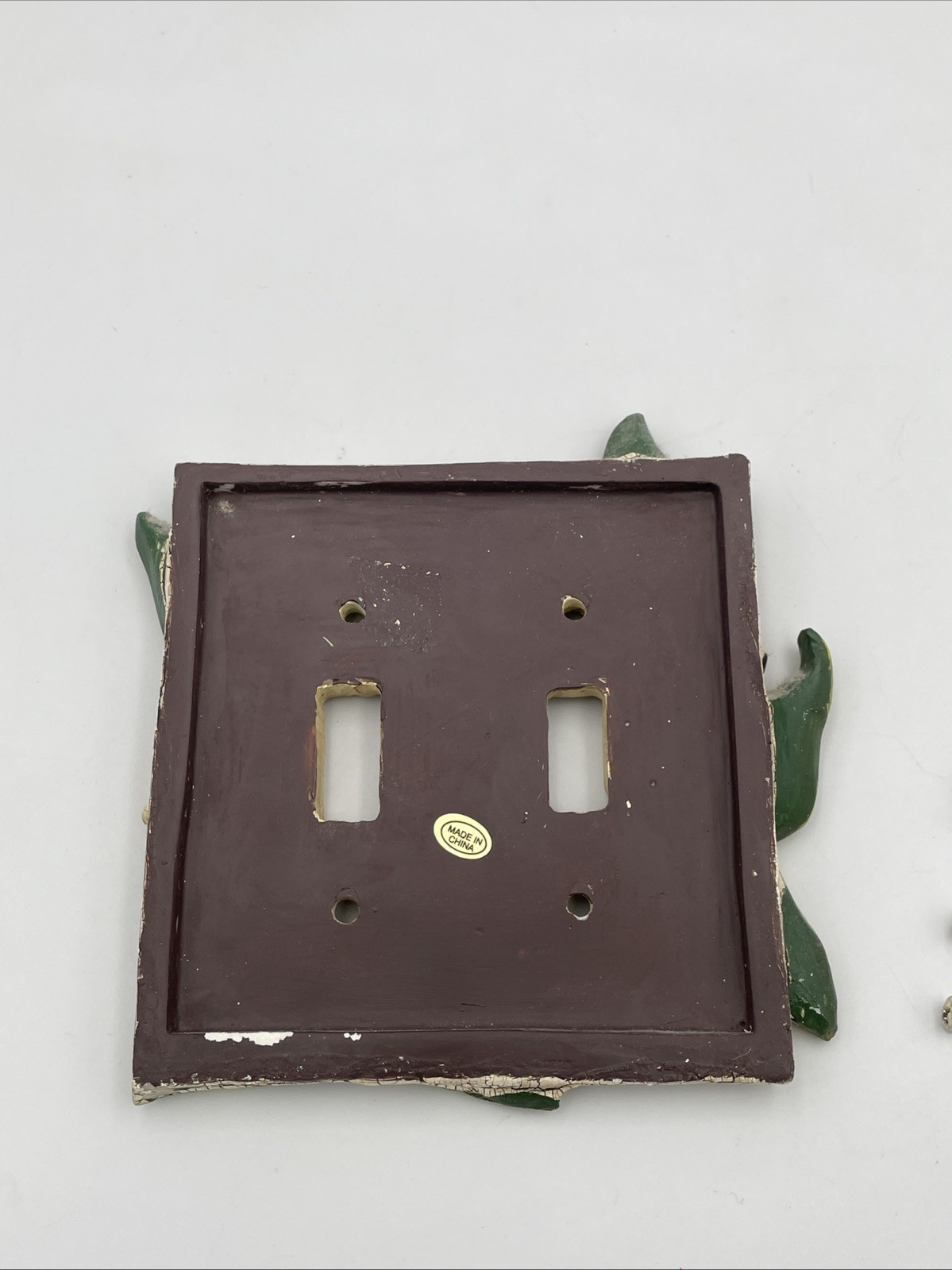 Vintage 3D Resin Sunflower Light Switch Cover Beautiful Rare T7