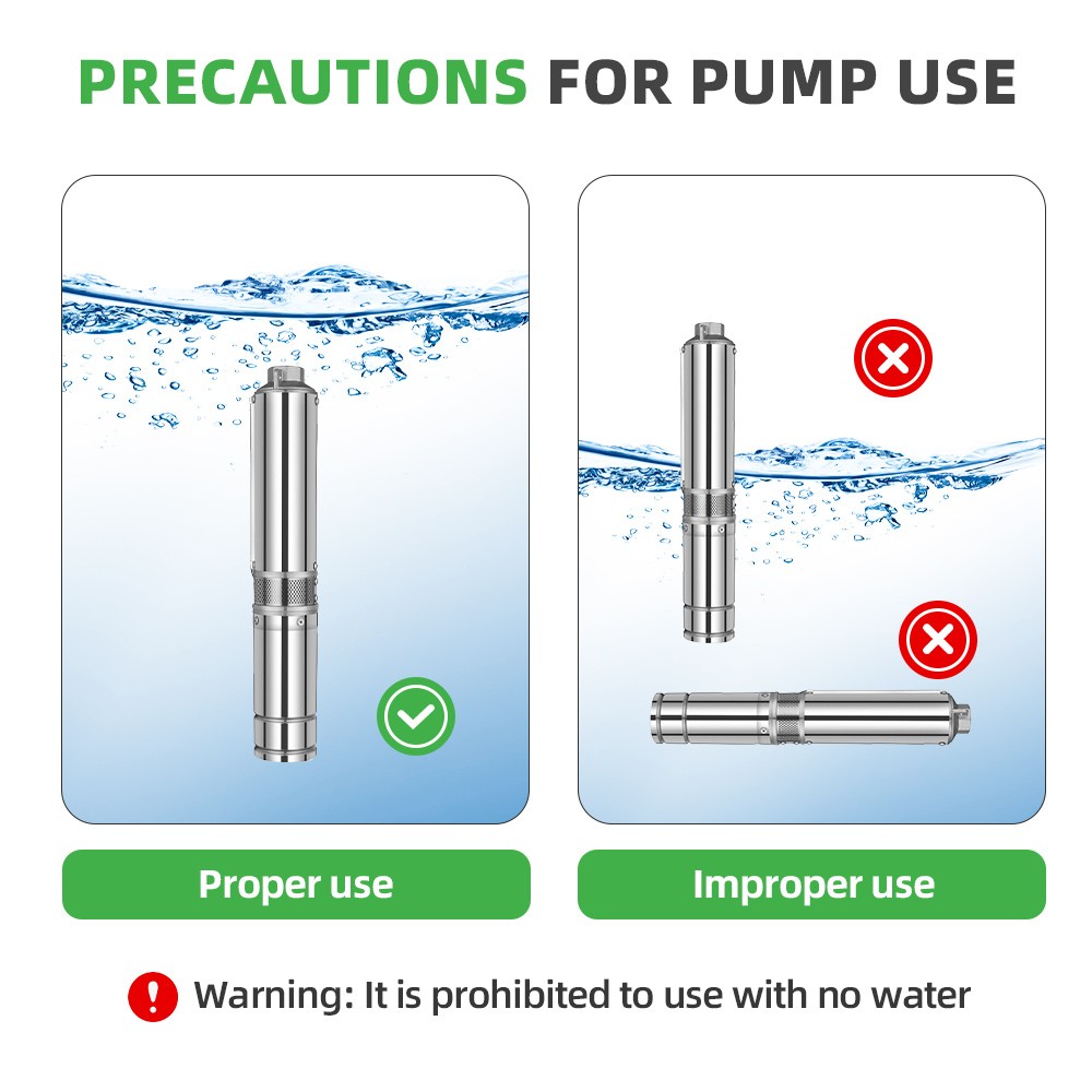 4″ DC Deep Well Solar Water Bore Pump Kits 110V 2HP Irrigation Farm Submersible
