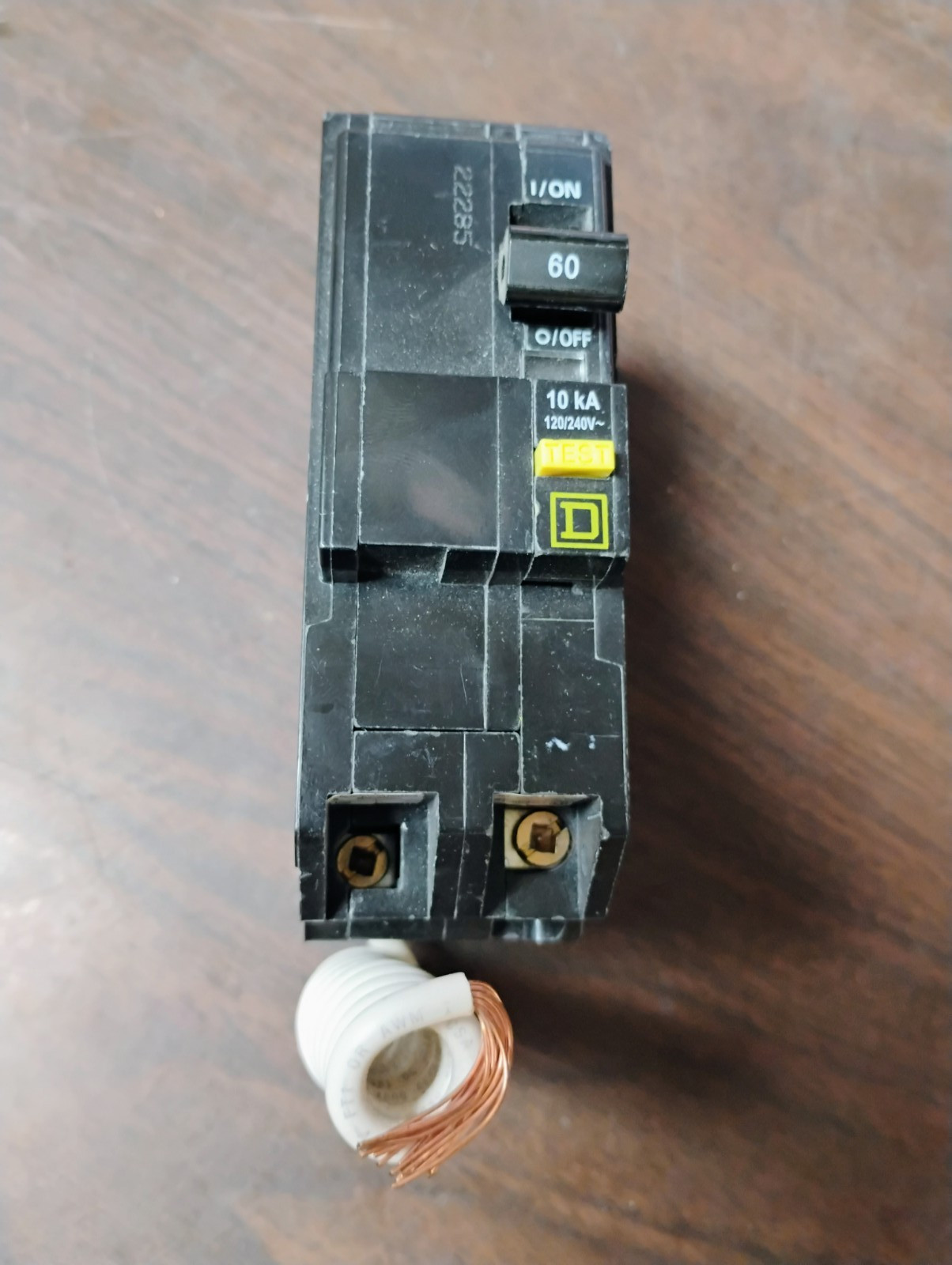 SQUARE D QO260GFCI CIRCUIT BREAKER GFCI 60 AMP 120/240VAC 2-POLE NEW NO BOX