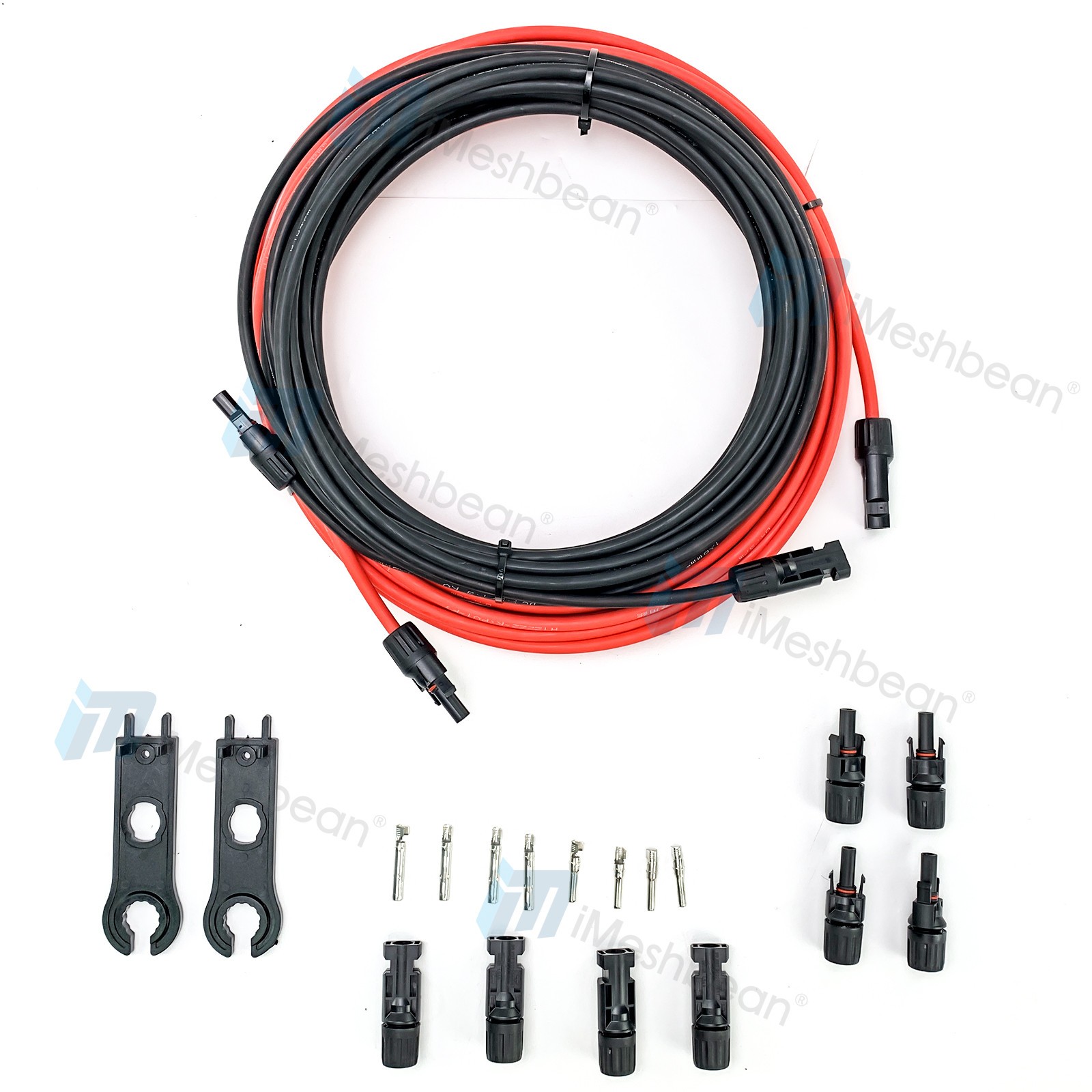 10 AWG Solar Panel Extension Cable 6mm² Solar Wire with Female & Male Connectors