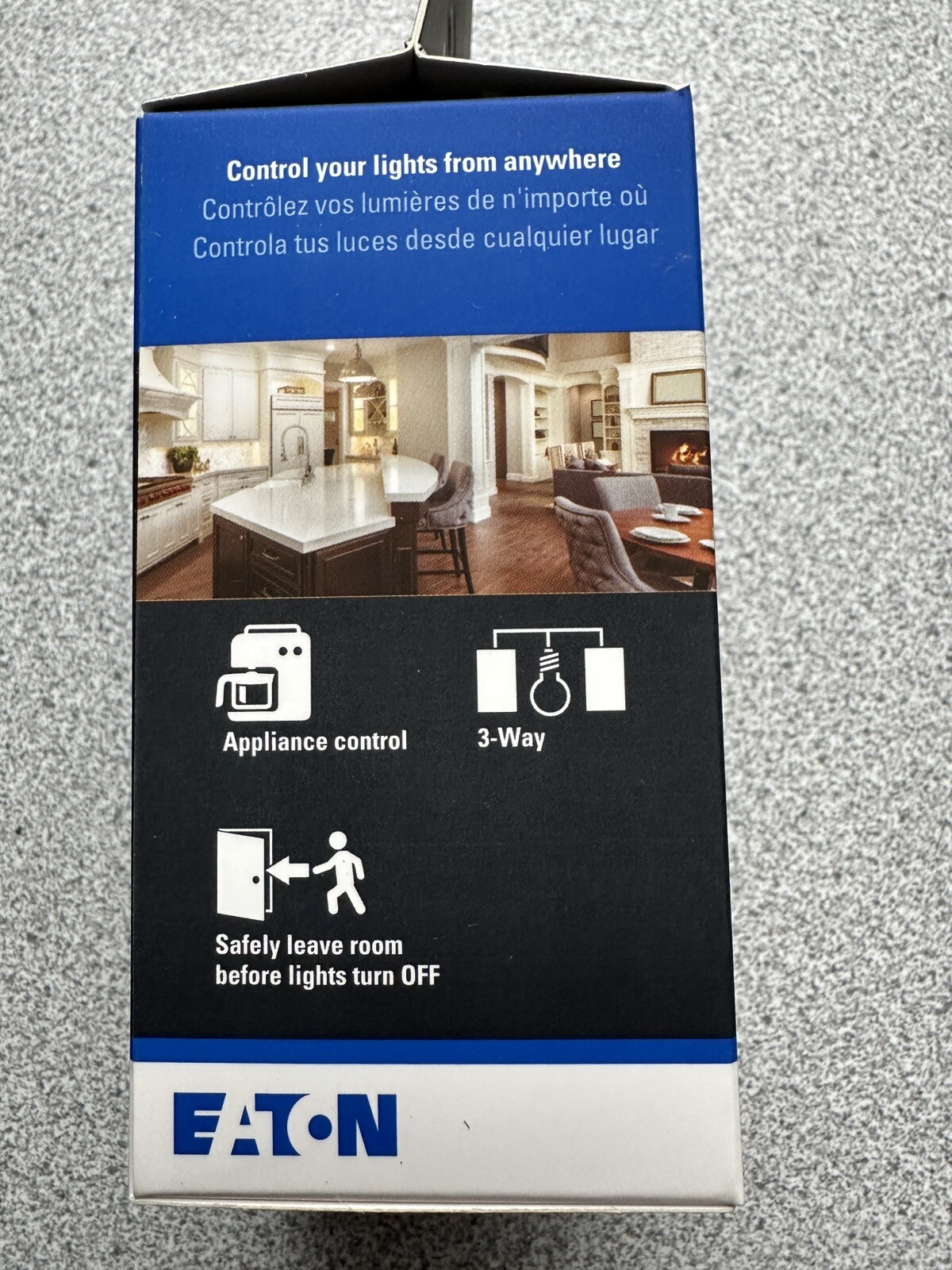 3 NEW Eaton WFTRCR15-GY-SP-L Wi-Fi Smart Receptacle Works w/Amazon Alexa 15A