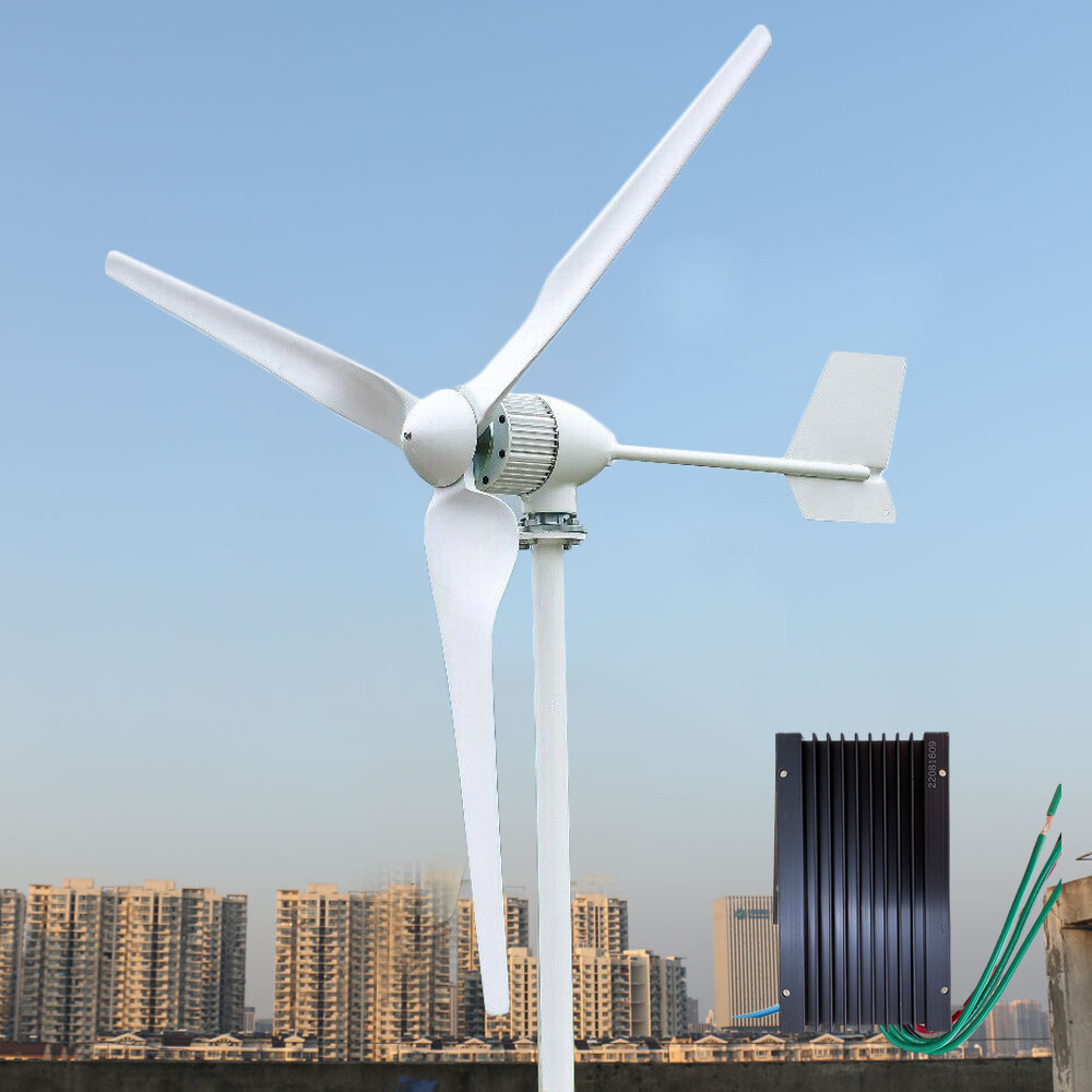 2000W 24V-48V Wind Turbine Windmill Wind Power Generator 2KW & MPPT Controller