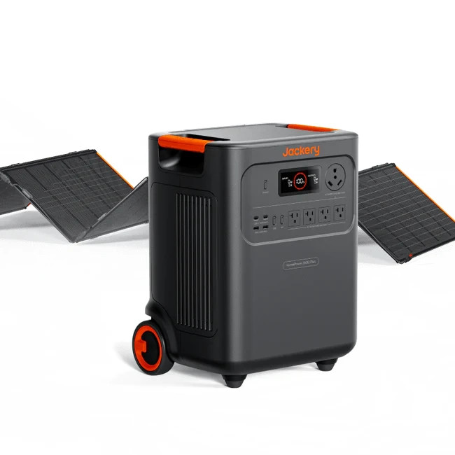 Jackery HomePower 3600 Plus Power Station with SolarSaga 500 X Solar Panel