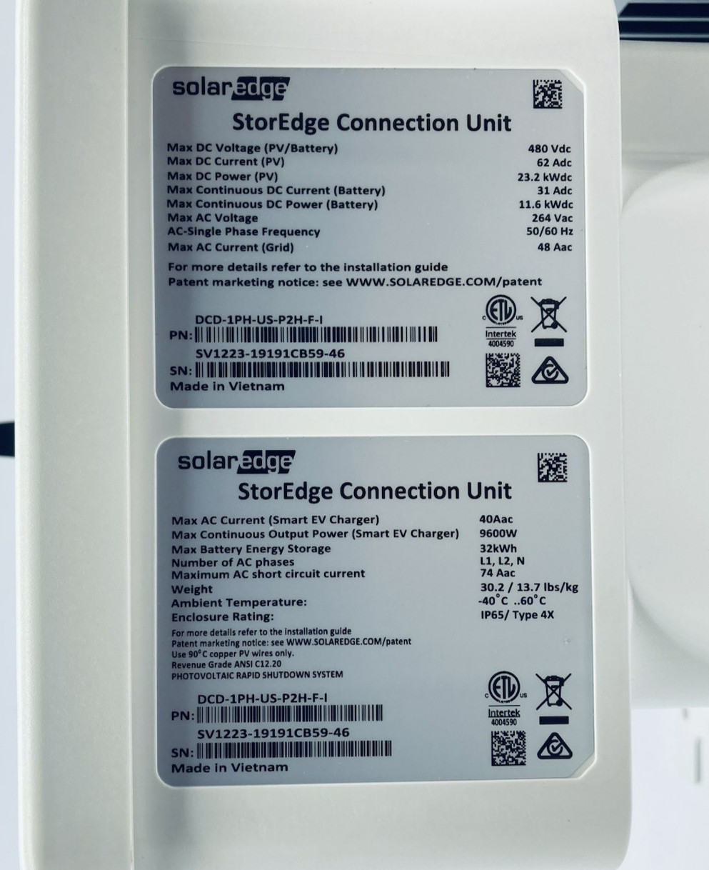 SolarEdge SE7600H-USMNBBL14 Single Phase Non-Isolated Grid-Tie Inverter 7,600W