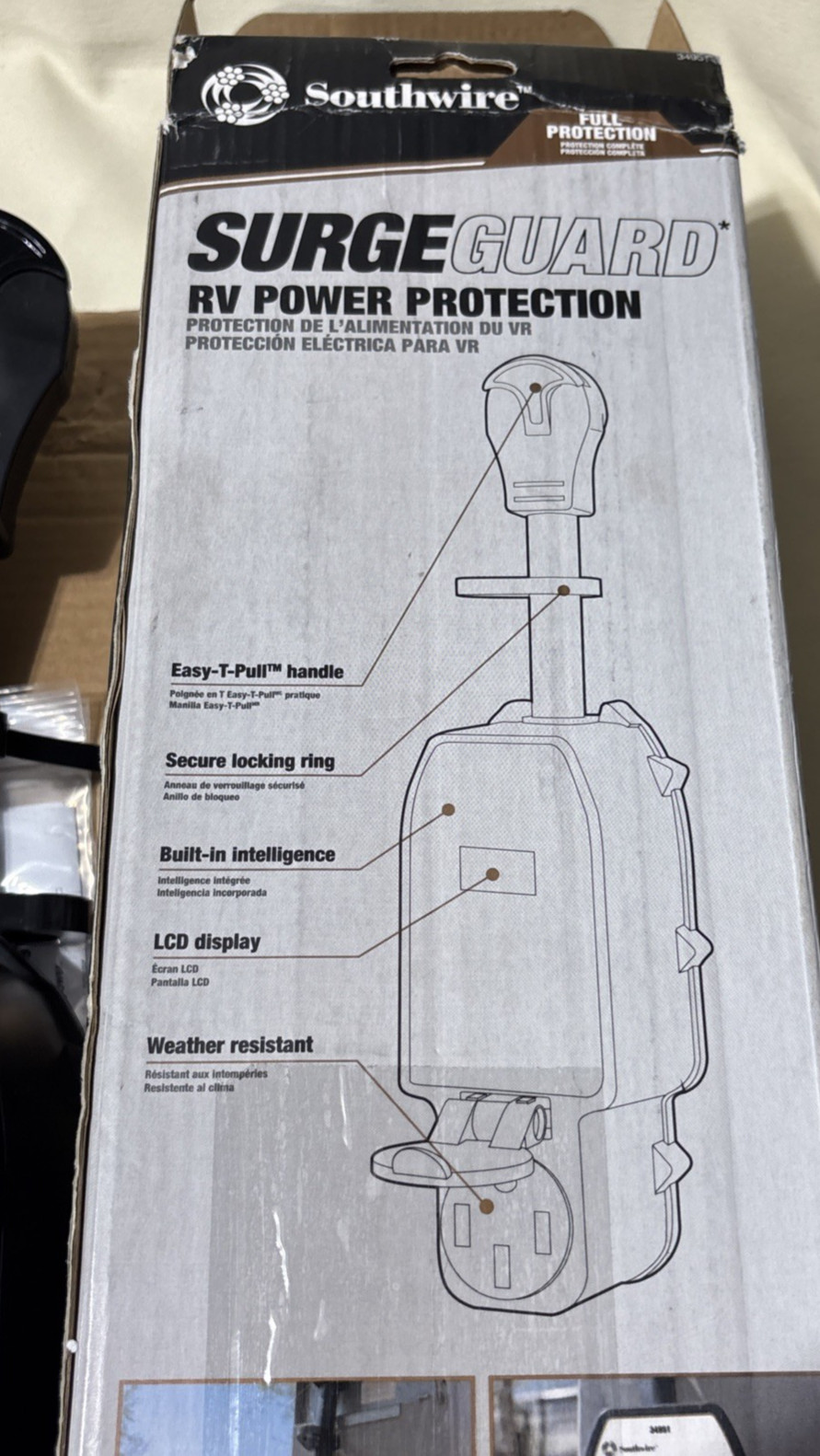 Southwire SurgeGuard RV Power Protection -Full Protection, 120/240v, 50A New