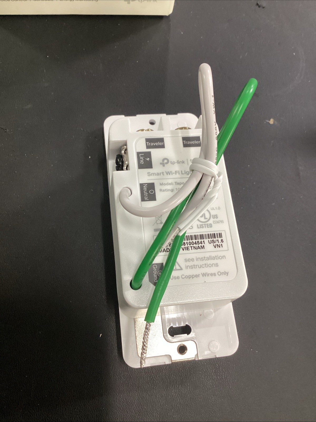 TP-Link Tapo Smart Switch Tapo S515 White Energy Monitoring Toggle Switch