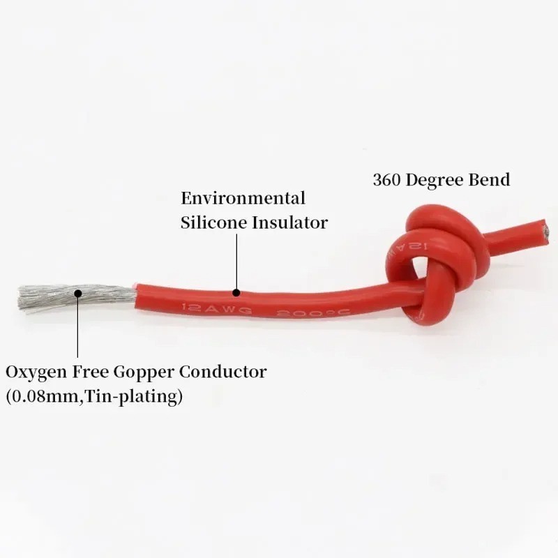 （5 Colors Mix Kit）Heat Resistant Flexible Silicone Wire 30/28/26/24/22/20/18/16A