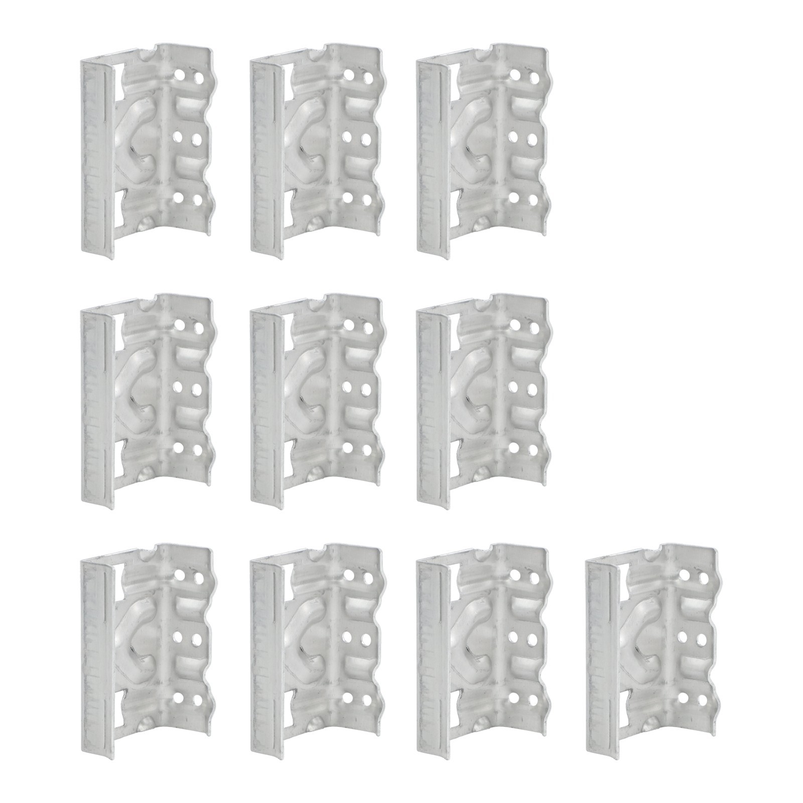 10 Pcs Aluminum Alloy Solar Panel Drain Clips for Efficient Water Drainage