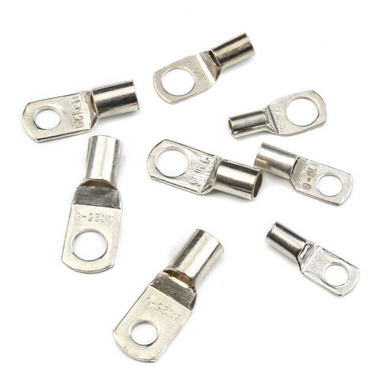 Welding Battery Marine Cable Wire Connectors Tinned Copper Cable Lugs Terminals