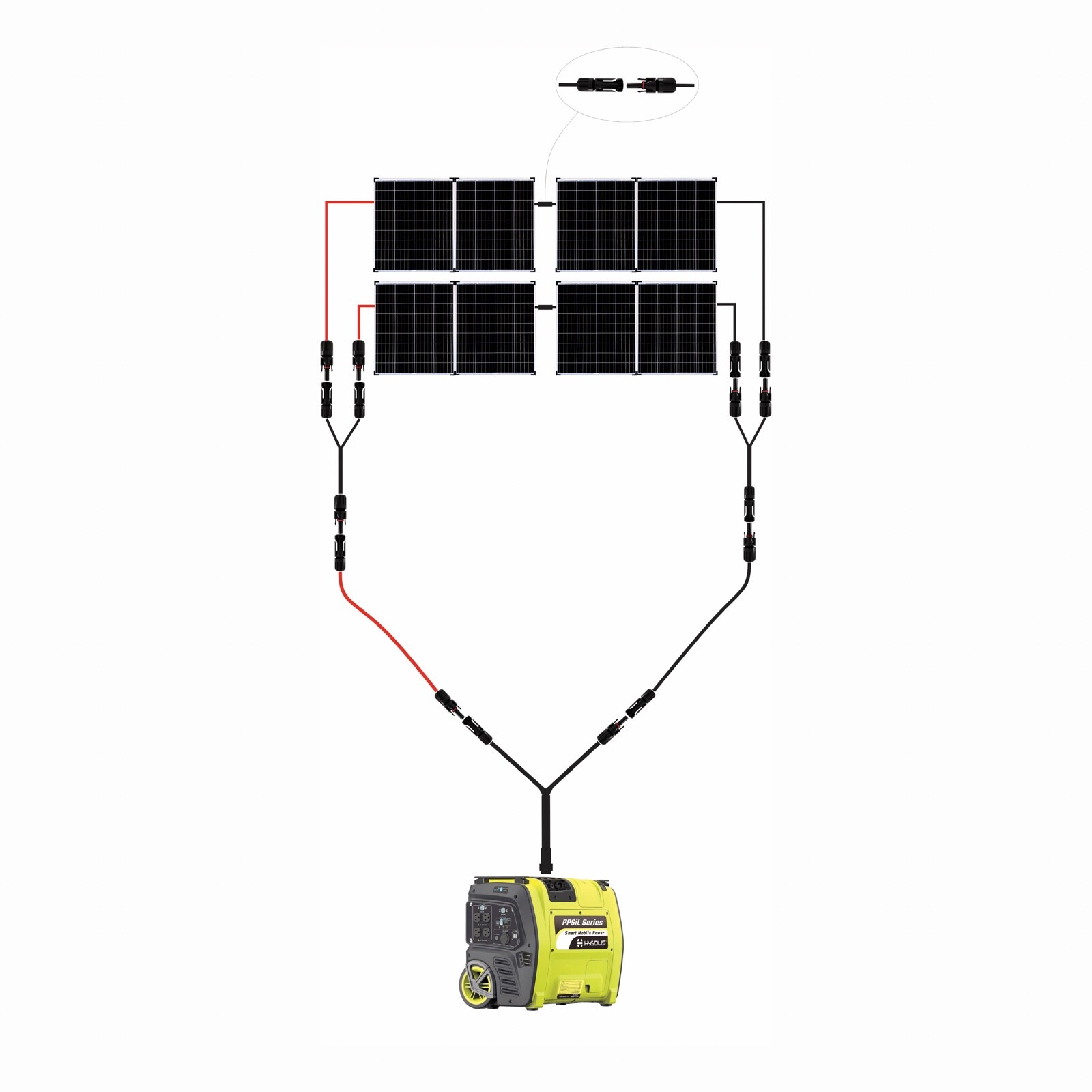 Portable Solar Generator 2KW Lithium Battery off grid mobile power station