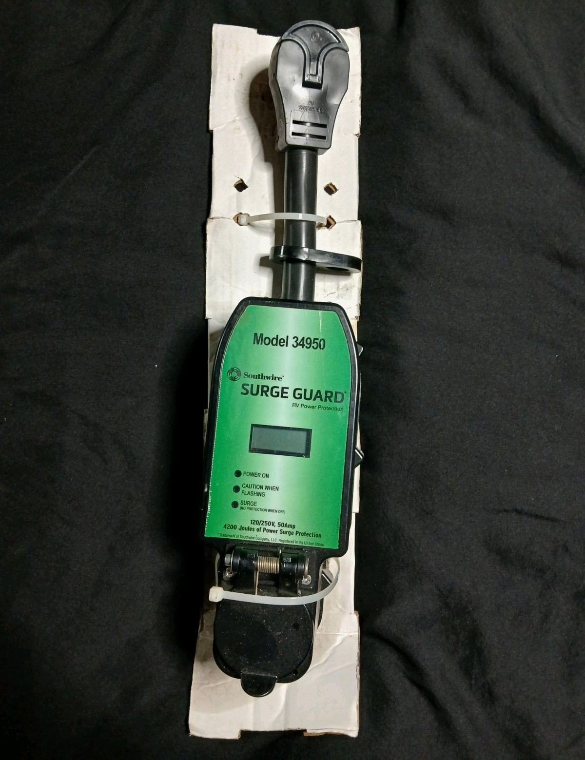 Southwire Surge Guard RV 50A Surge Protector 4200J LCD Model 34950 120/250V