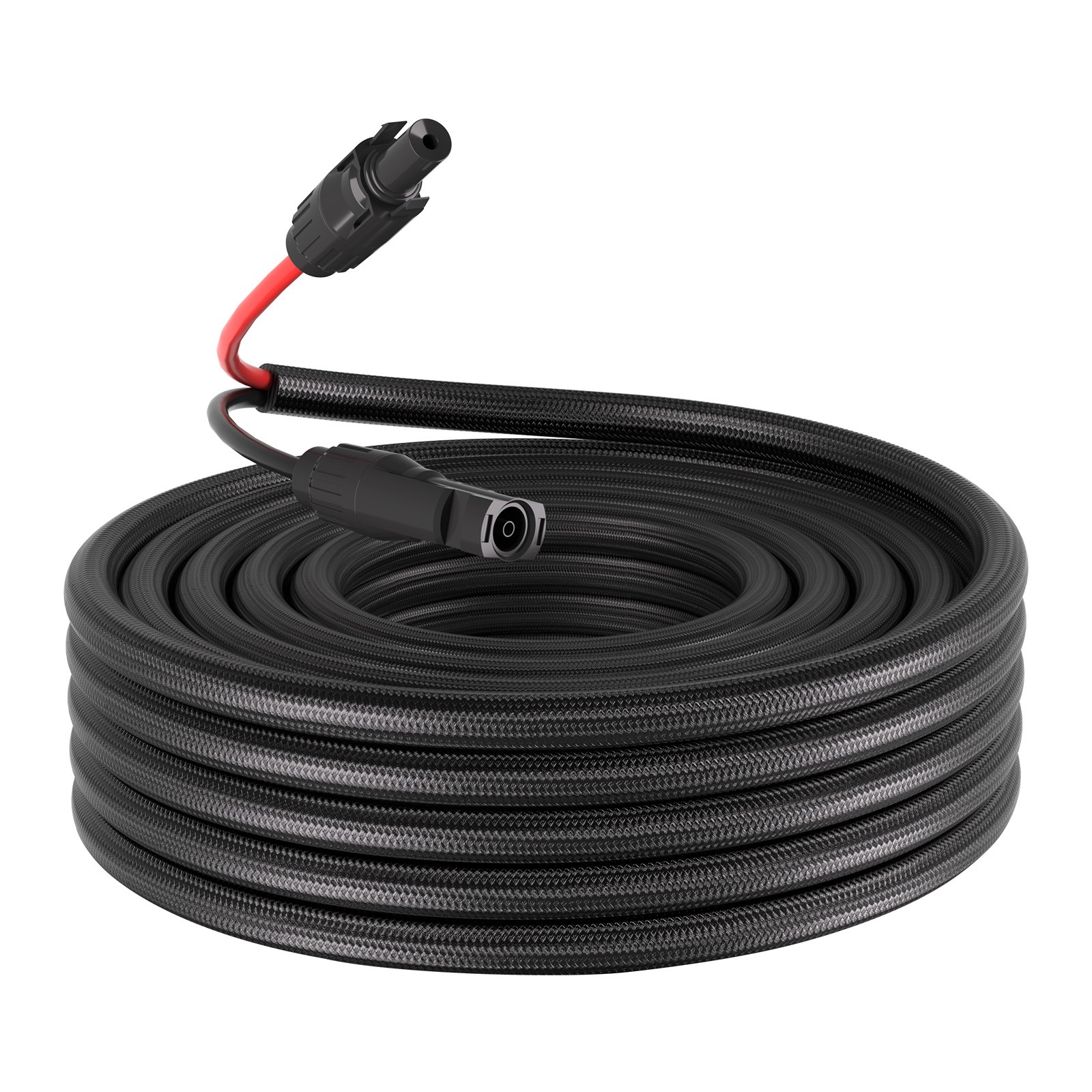 Uimoso 30FT Solar Panel Extension Cable 10AWG Wire Flame-Resistant Connectors