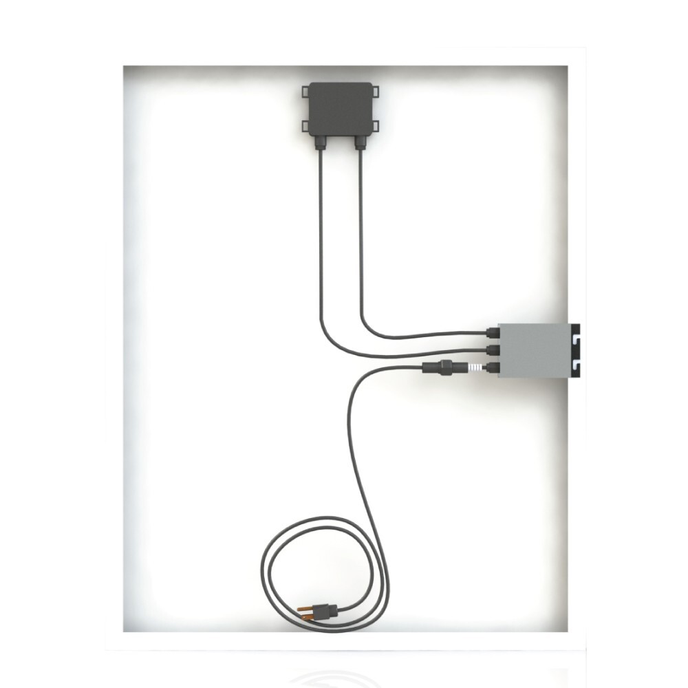 [INDER] Solar Panel Plug and Play: 100W 120V AC with micro inverter Kit Solar