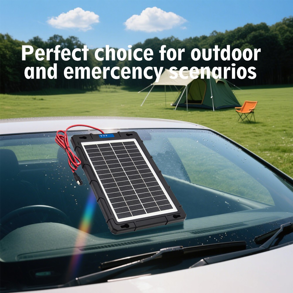 20W 12V Solar Battery Maintainer Trickle Charger Kit for Car Boat RV Trailer