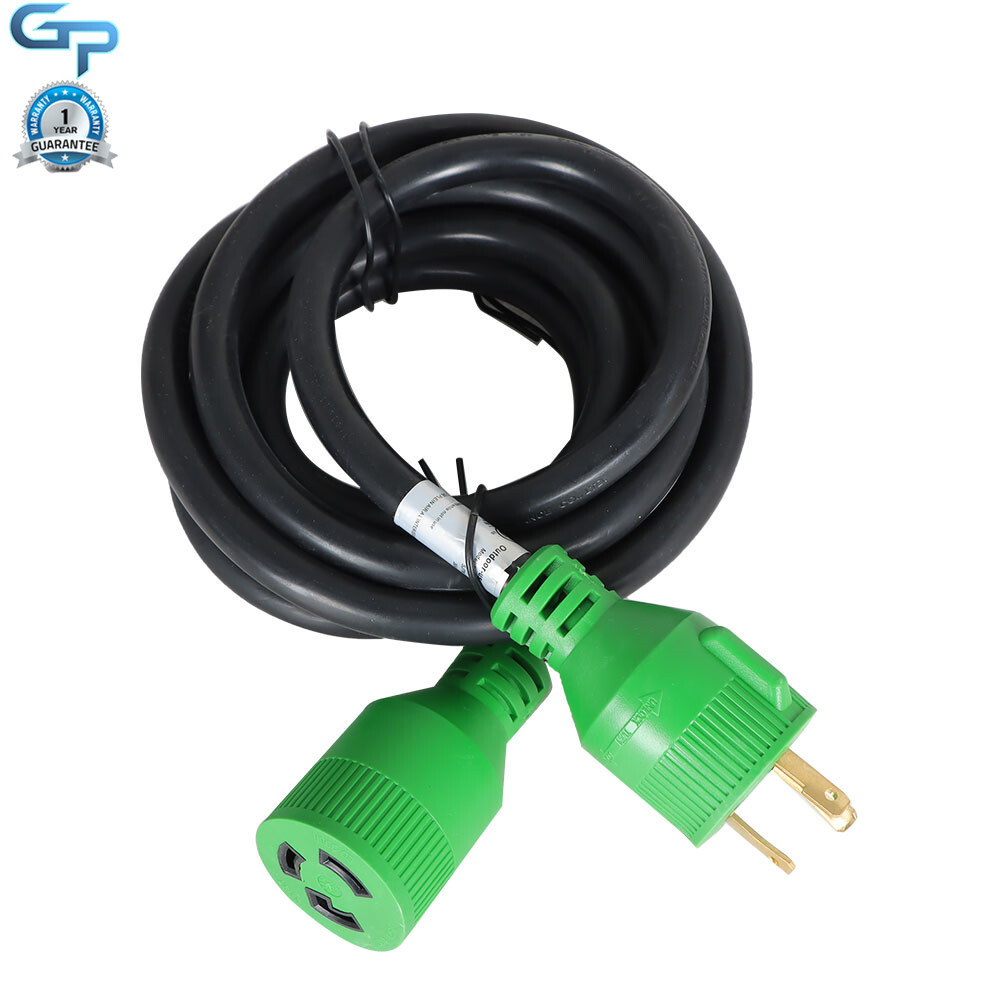 3 Prong 30 Amp Generator Extension Cord 10/15/25-75/100 Feet NEMA L5-30P/L5-30R