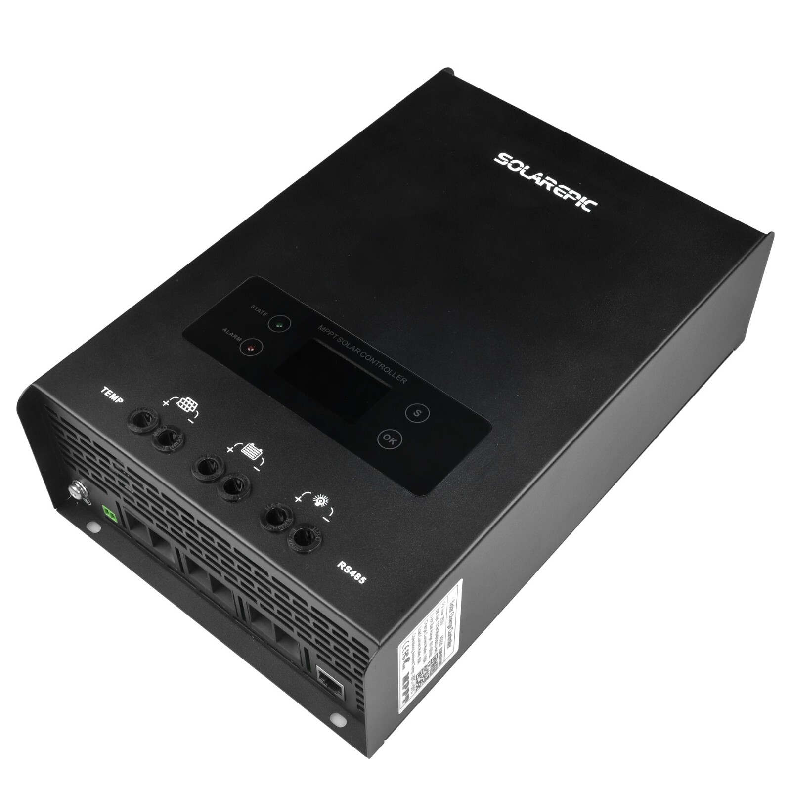 100A MPPT Solar Controller 12V/24V/36V/48V Solar Charger 250V & Bluetooth BT-02