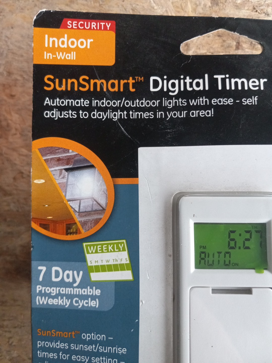 GE SunSmart 3 Way Indoor 7 Day Programmable Digital Timer Light Switch – 15312