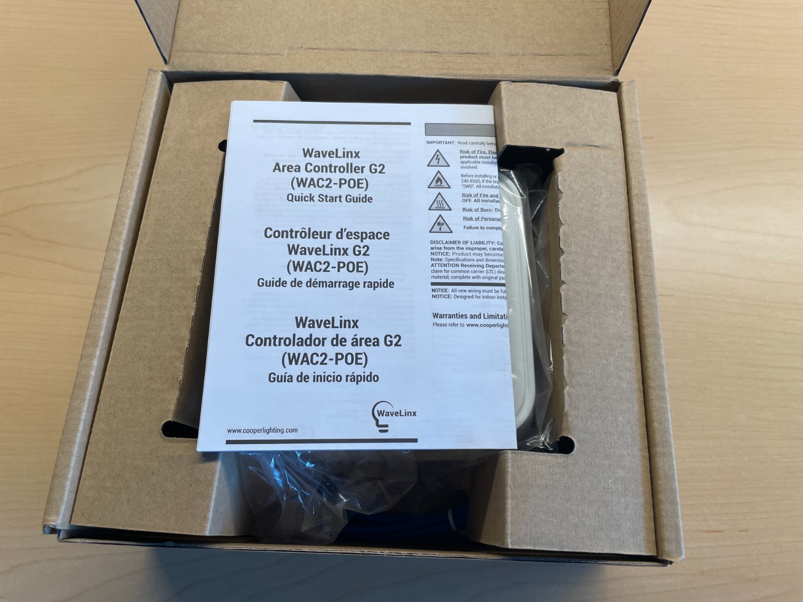 Cooper Lighting Solutions WaveLinx Area Controller G2 WAC2-POE