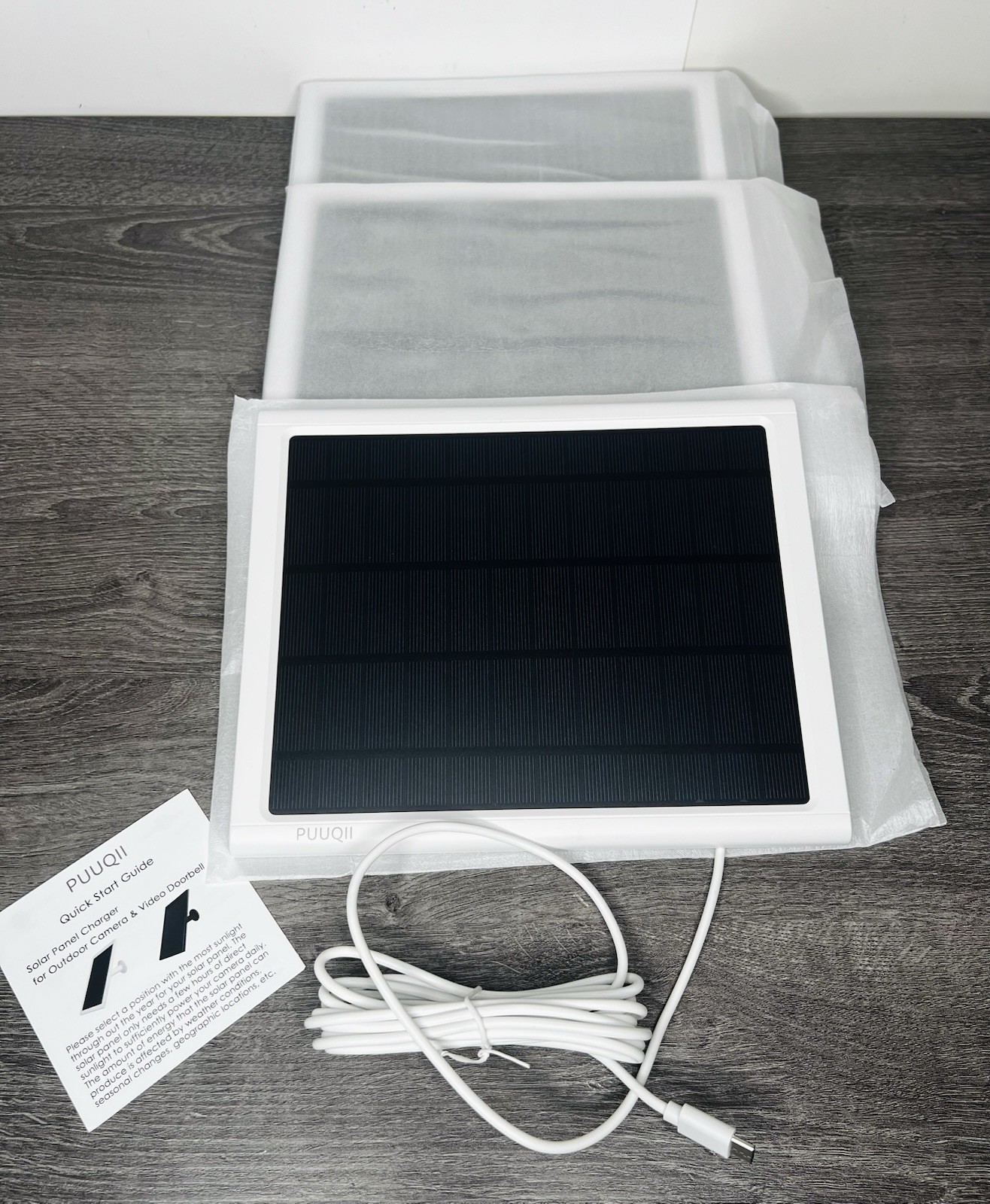 Solar Panel for Ring Camera, 3-Pack Solar Panel Charger Compatible with Ring