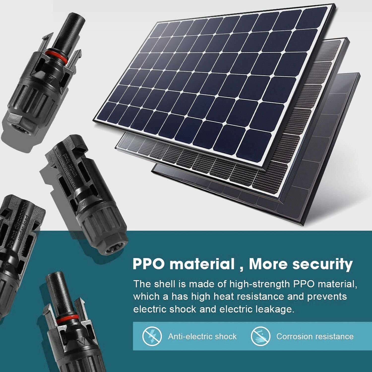 10/20/50/100/200 Pairs Male Female Wire Cable Connector Set Solar Panel