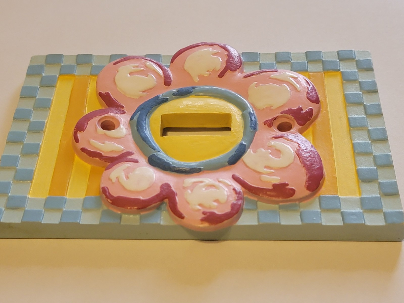 Light Switch Cover Flower Playroom Nursery Kids Decor Borders Unlimited 3D Resin