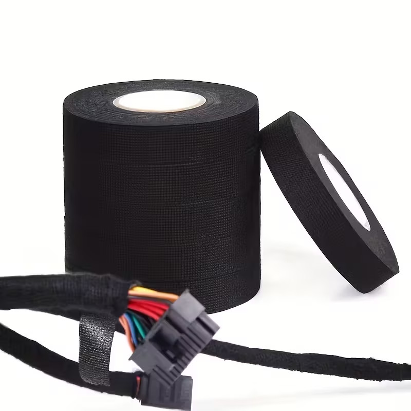1-5pcs Wire Harness Automotive Cloth Tape, Adhesive Resistance Heat Proof Tape