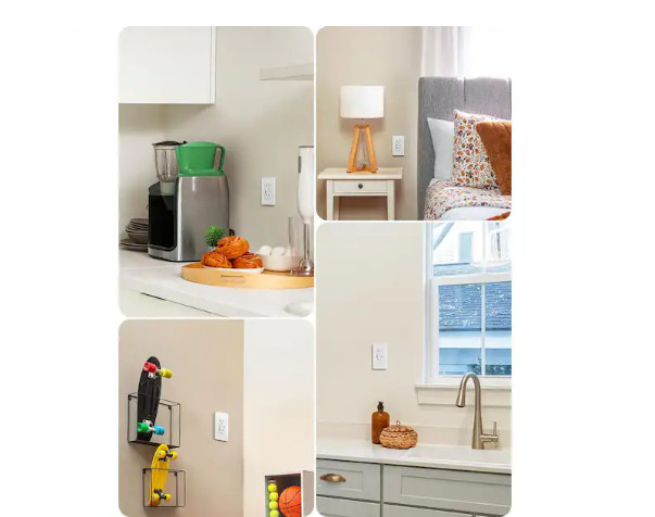 DEWENWILS 20A Tamper Resistant GFCI Outlet w/ USB-A & USB-C Duplex Receptacle