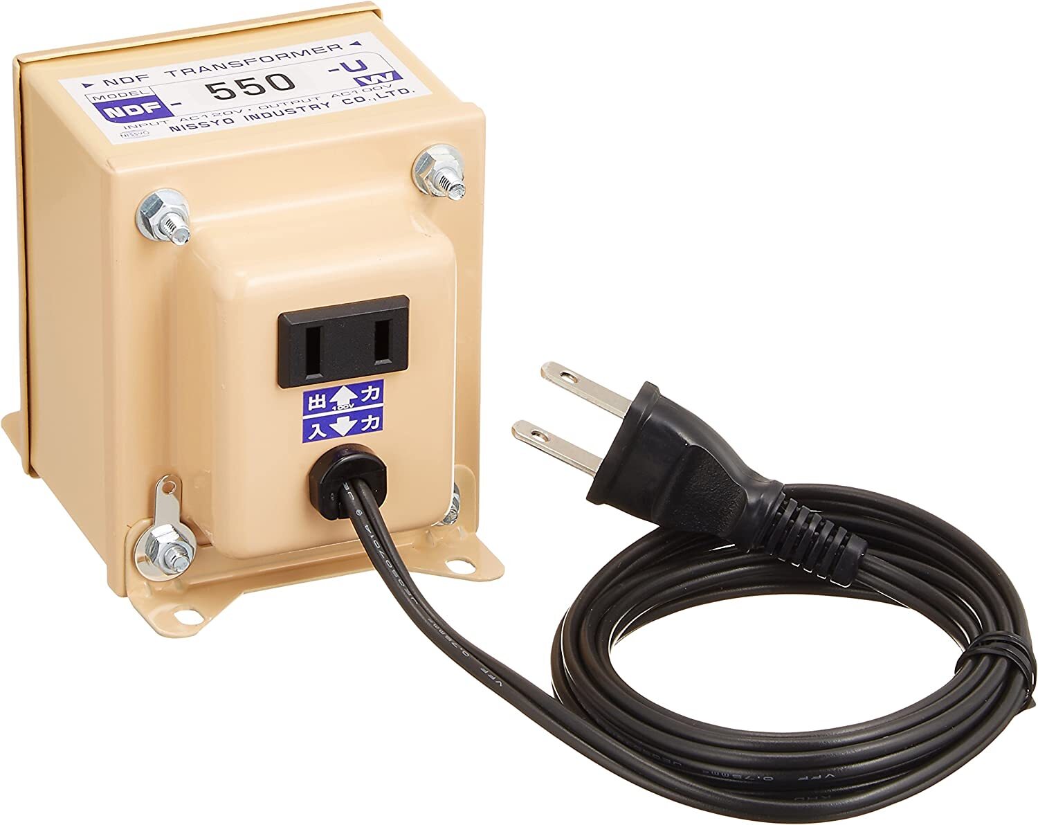 NISSYO INDUSTRY NDF-550U Voltage Converter Down Transformer 120V To 100V 550W