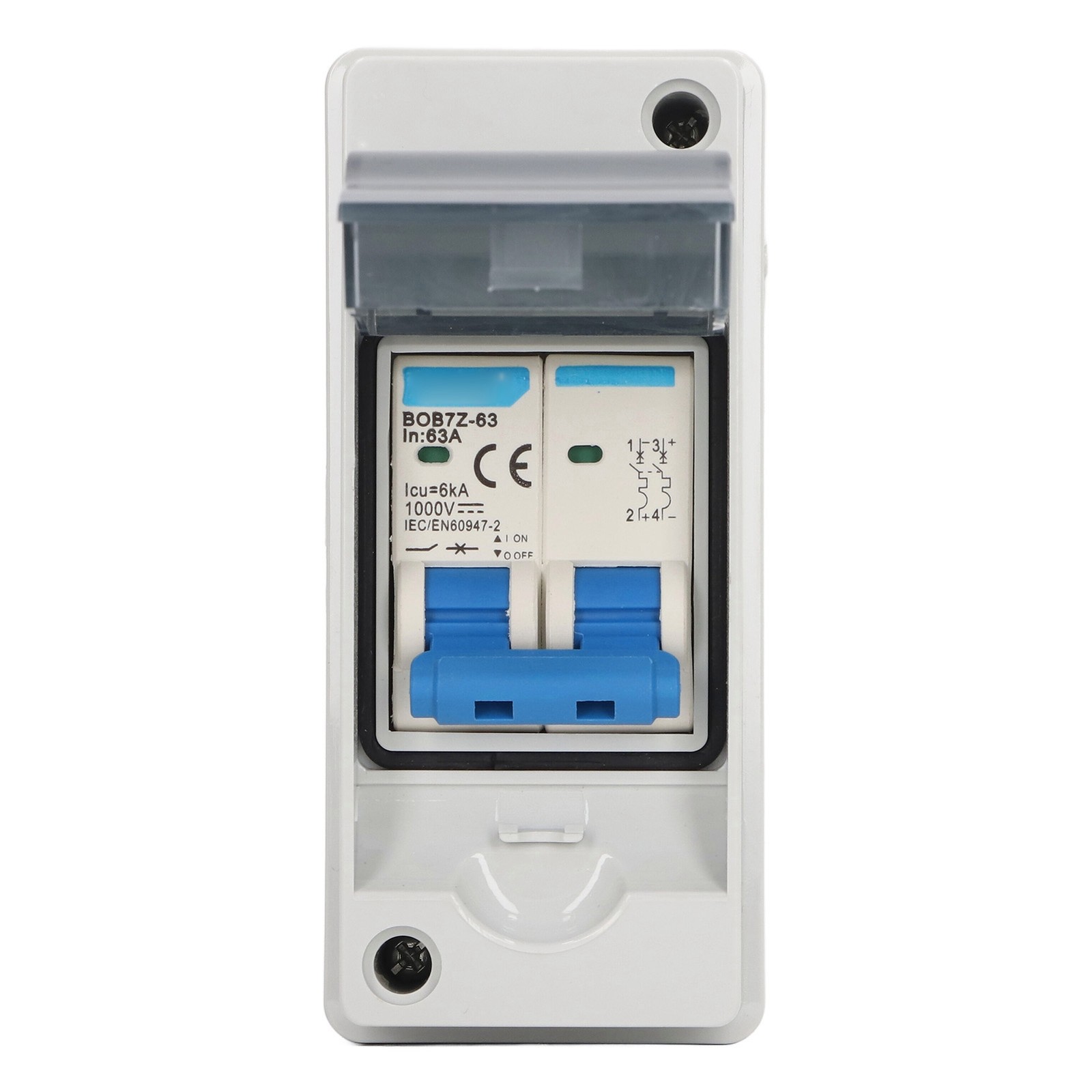 PV Solar Disconnect Switch Overvoltage Protection IP65 Waterproof Miniature