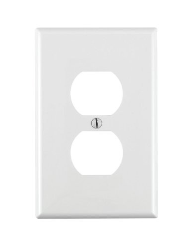 Standard Midway Size Wall Plate White