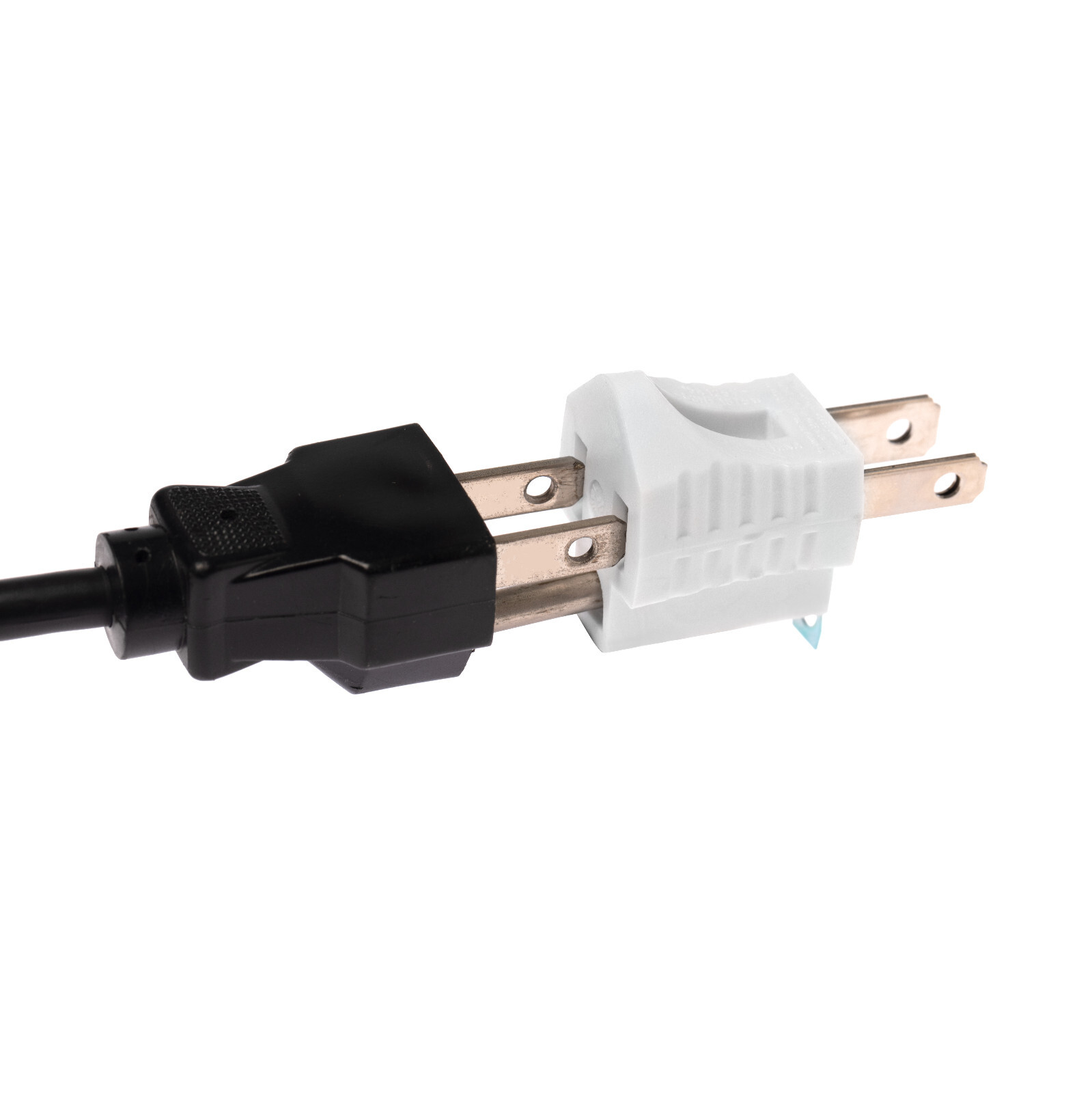 2 Prong to 3 Prong Grounded Outlet Converter Adapter with Polarized Plug – 4 Pak