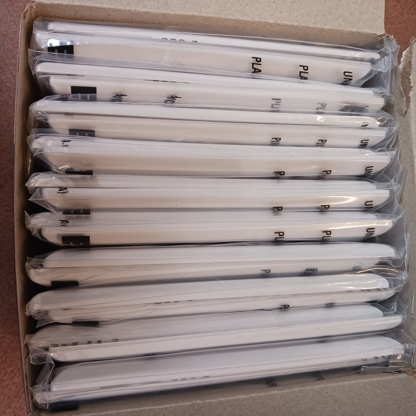 Box of 20 Eaton PJ26 White Single Gang UNBREAKABLE Wallplates, GFI GFCI Cover